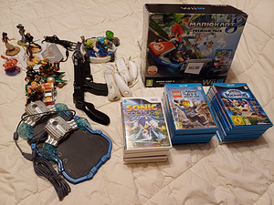 Wii U Premium Pack 32 GB Mario Kart 8 (+32GB SD HC + mängud) (10 foto / 10)