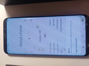 Samsung Galaxy S8+ : taasta või varuosadeks (ekraan katki) (2 foto / 10)