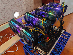 Krüptokaevur 4x rtx3070 ASUS/MSI (1 foto / 3)
