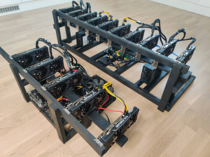 Kaevur / Miner / Rig GTX 10 x 1660ti ETH, RVN, Ergo UUS. (1 foto / 3)
