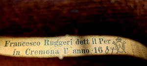 Viiul Francesco Ruggeri, copy Otto Windisch 1866 – 1935 (2 foto / 9)