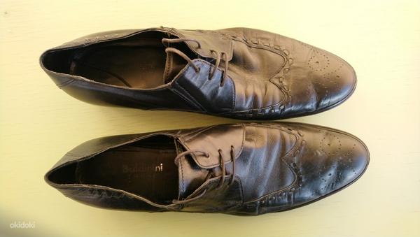 Mustad nahast Baldinini kinnised kingad, nr 40, naiste (foto #1)