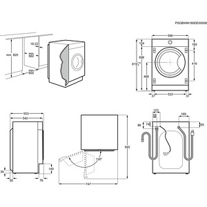 Встраиваемая стирально-сушильная машина Electrolux 10/4 кг 1 (6 фото из 6)