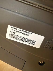 Samsung kuivati soojuspumbaga (3 foto / 3)