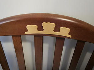 Детская кроватка с матрасом (4 фото из 4)