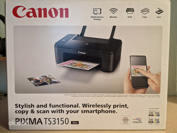 Беспроводной принтер-сканер Canon pixma ts3150 wifi (фото #1)