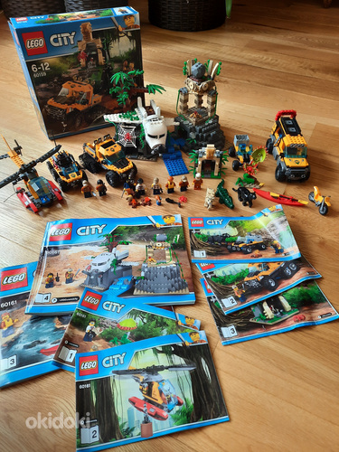Лаборатория исследования джунглей LEGO City 60161 и 60159 (фото #1)