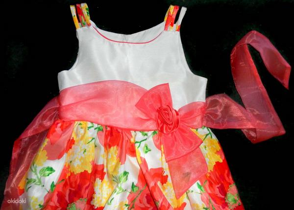 Bonnie Jean нарядное пышное платье с цветами, 146-158, новое (фото #1)