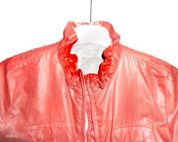 Geox Respira легкая лосесево- розовая куртка, 140-152 /9-11л (фото #1)