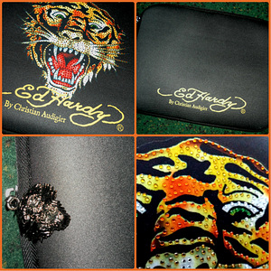 Ed Hardy сумка-чехол для планшета- лаптопа с тигром, новая (2 фото из 3)