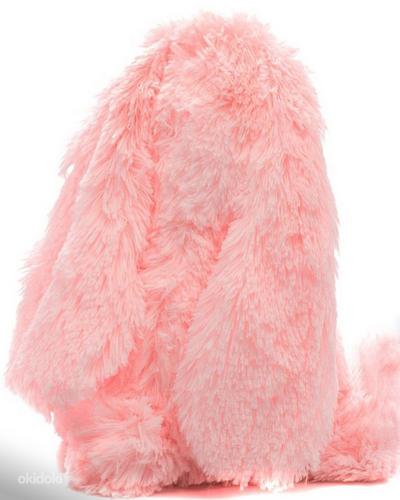 Fancy очаровательный большой мягкий розовый заяц (фото #4)