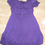 Шифоновое плиссированное лиловое платье, 36-38 (UK10) (фото #1)