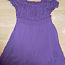 Шифоновое плиссированное лиловое платье, 36-38 (UK10) (фото #3)