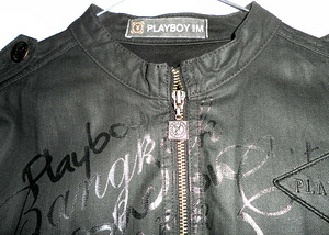 Playboy stiilne meeste must teksatagi, M-L-46-50, uus (3 foto / 7)