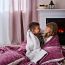 Dormeo Warm Hug теплые яркие комплекты -плед +подушка, новые (фото #2)