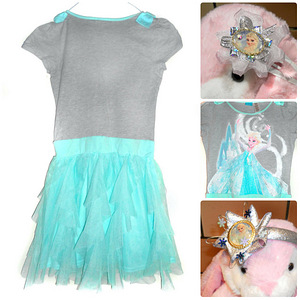 Disney Frozen Elsa pidulik kleit Tutu tülliseelikuga, 10-12 (8 foto / 8)