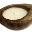 Большая экзотическая свеча в кокосовом орехе, новая (фото #2)