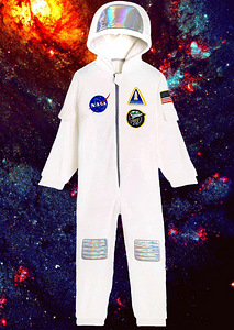 Nasa астронавт новый флизовый комбинезон -пижама, 146/152 cm