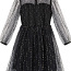Новое черное тюлевое нарядное платье (6-7 лет) (фото #2)