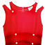 Красное длинное нарядное платье стрейч, S-M (фото #3)