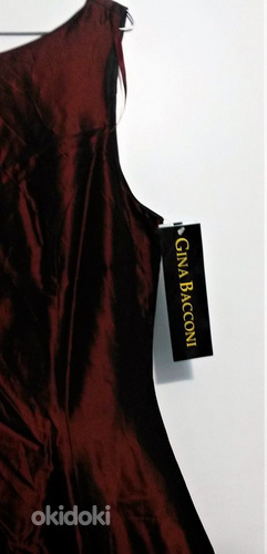 Джина Баккони винно-красное вечернее платье-выпускное платье (38/40) (фото #3)