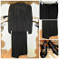 Элегантный черный костюм-пиджак и юбка-карандаш, 36-38-S-М (фото #3)