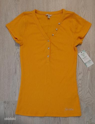 НОВЫЙ! GUESS оранжевая блузка, XS-M (фото #3)