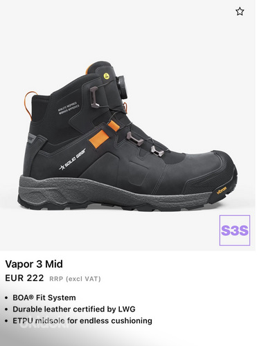 Tööjalatsid Vapor 3 Mid