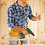 Kogenud puusepp-tisler teeb majas erinevaid töid (foto #1)