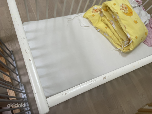 Кроватка IKEA Gulliver с матрасом 120х60 (фото #4)