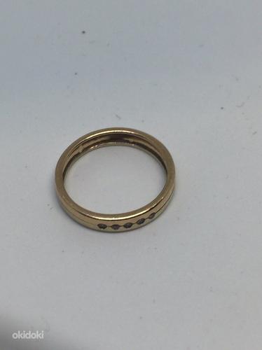 Kuld sõrmus brilliantidega 585 proov (№636) (foto #2)