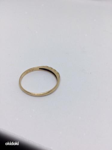 Kuld sõrmus teemanditega 585 proov (№731) (foto #2)