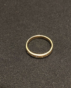 Kuld sõrmus teemanditega 585 proov (№1114)