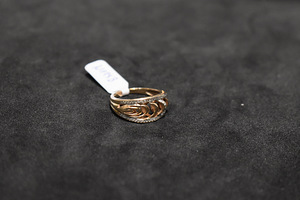 Золотое кольцо с бриллиантами 585 пробы (№1198)