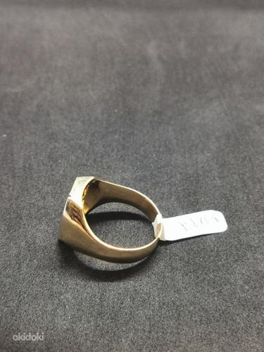 Золотое кольцо с бриллиантами 750 пробы (№1297) (фото #2)