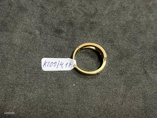 Kuld sõrmus teemandiga 585 proov (№K209) (foto #2)