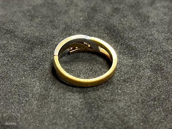 Kuld sõrmus teemandiga 585 proov (№K209) (foto #4)