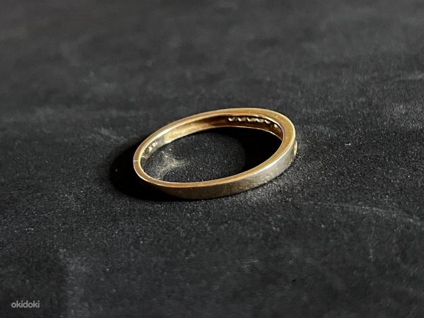 Золотое кольцо с бриллиантом 585 проба (№K214) (фото #4)