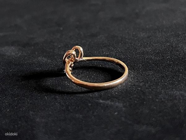 Золотое кольцо с бриллиантом 585 проба (№K216) (фото #3)
