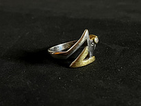 Золотое кольцо с бриллиантом 585 проба (№K221)