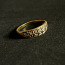 Золотое кольцо с бриллиантом 750 проба (№K228) (фото #1)