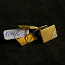 Золотые запонки с бриллиантом 585 проба (№K246) (фото #4)