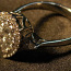 Золотое кольцо с бриллиантами 750 проба (№L857) (фото #1)