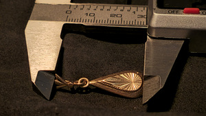 Kuld ripats 583 proov (№L872) (2 foto / 7)
