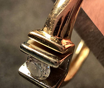 Золотое кольцо с бриллиантом 585 проба (№L876)