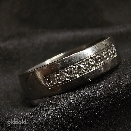 Золотое кольцо с бриллиантами 500 проба (№L917) (фото #1)