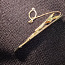 Зажим для галстука из золота 585 Проба c бриллиантом (L918) (фото #2)