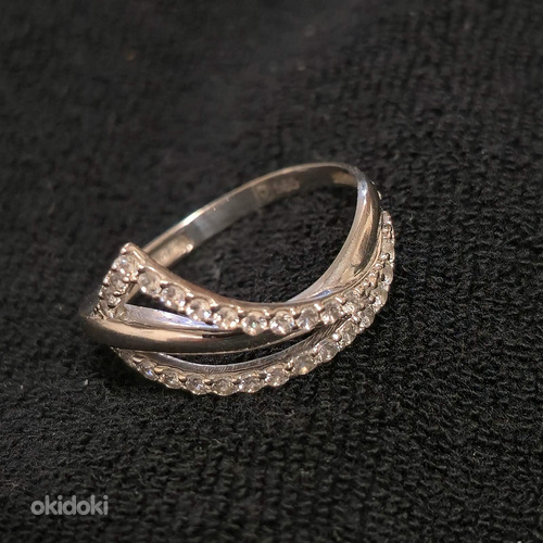 Кольцо из белого золота 585 проба (№L1489)