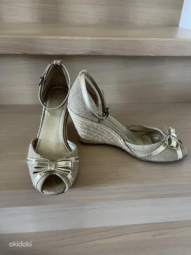 Zara бежевые туфли s 37 (фото #2)
