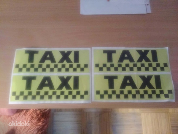 Наклейки TAXI